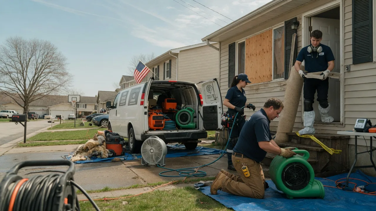 Water Damage Restoration in Abbotsford, WI near me